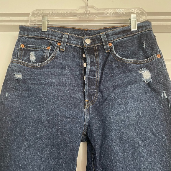 Levi’s 501 Crop Jeans Ss 30 - Picture 4 of 11